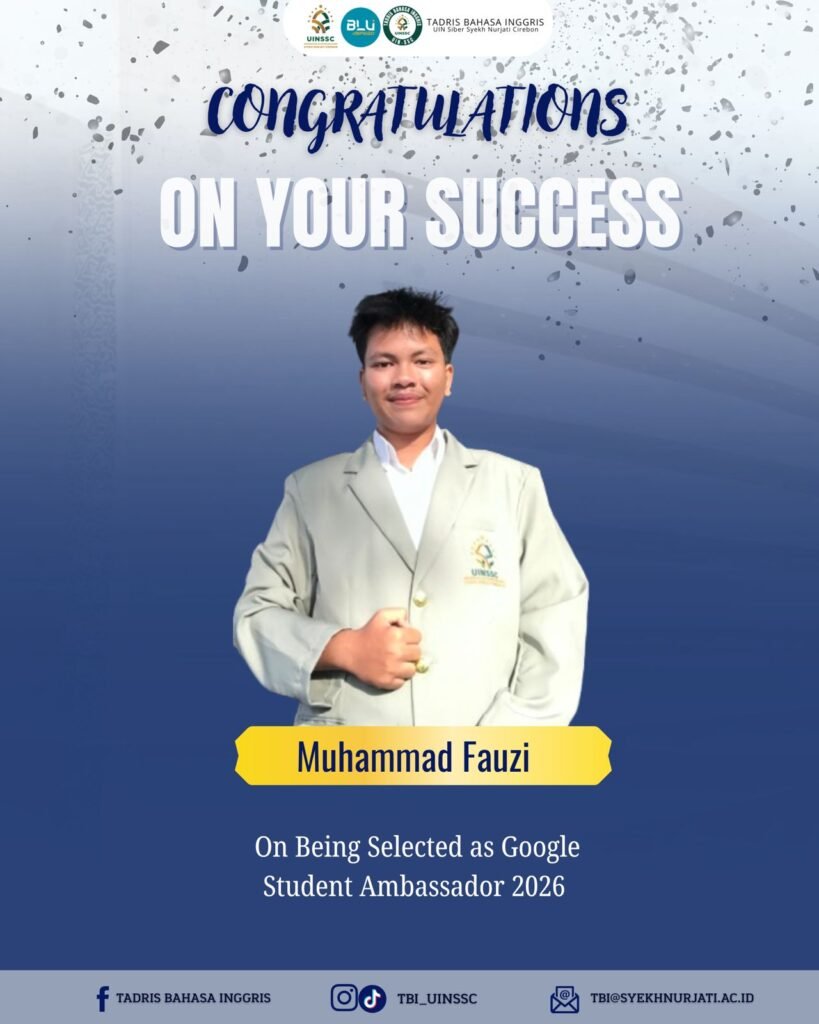 Mahasiswa Tadris Bahasa Inggris Raih Prestasi sebagai Google Student Ambassador 2026