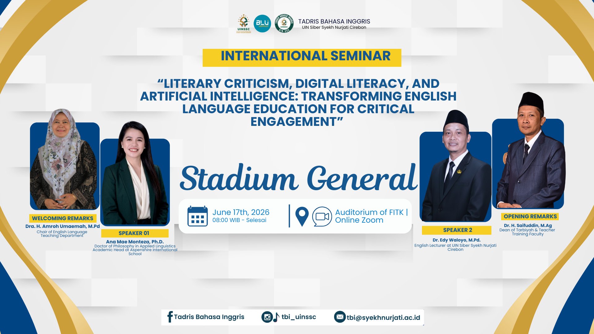 International Seminar: Stadium Generale